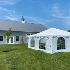 20x20 White Tent Rental in Bowleys Quarters, MD 1