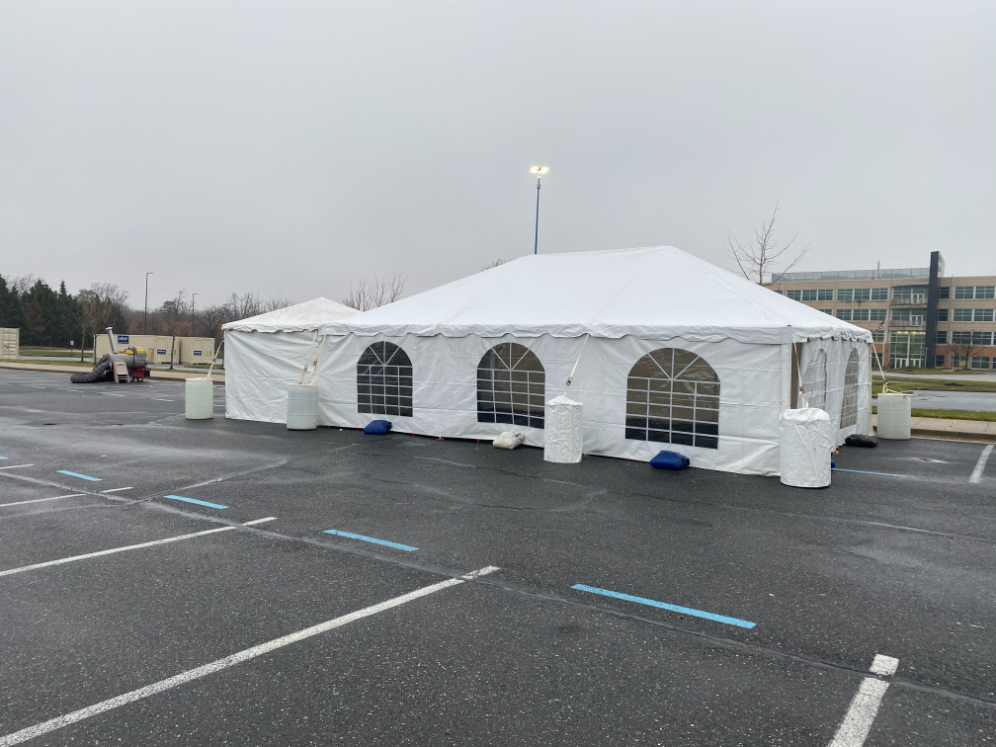 20x30 Tent Rental for Paramount Plus in Glen Burnie, MD