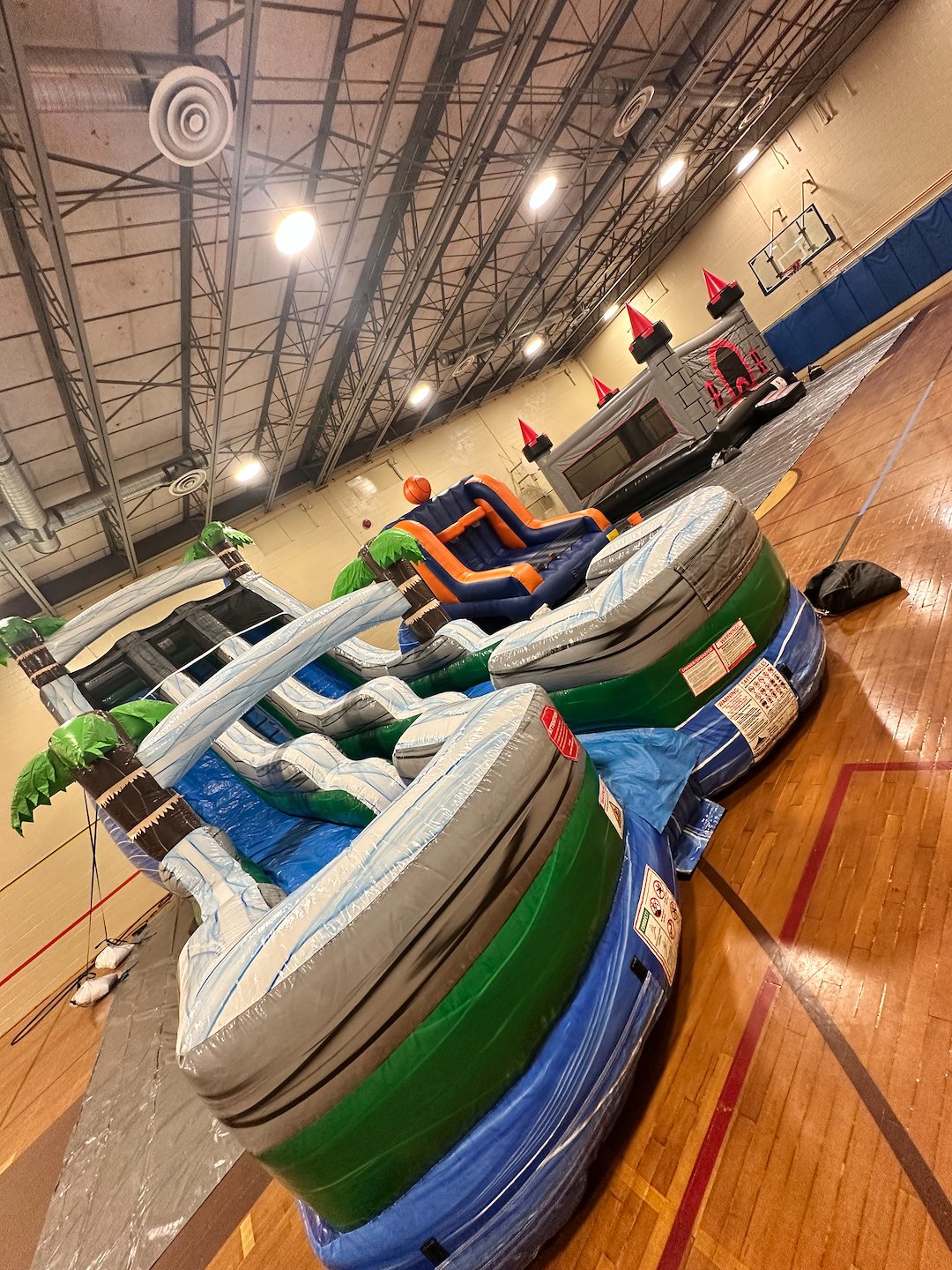 Bounce Houses, Inflatable Slides, and Games for School Event in Pikesville, MD