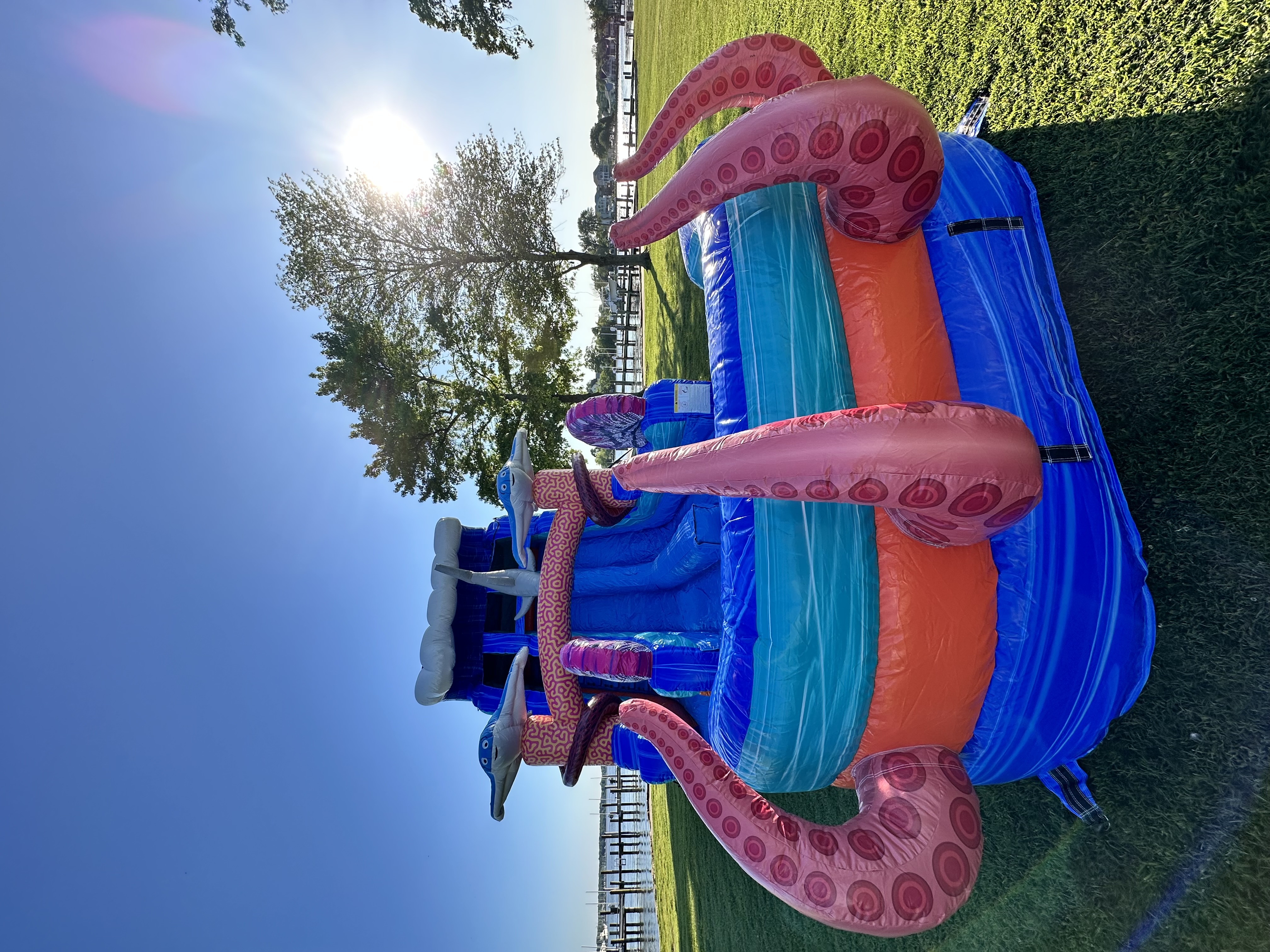 Large Dual-Lane Water Slide for Any Party in Middle River, Maryland