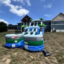 Large-Inflatable-Water-Slide-in-Street-Maryland 0