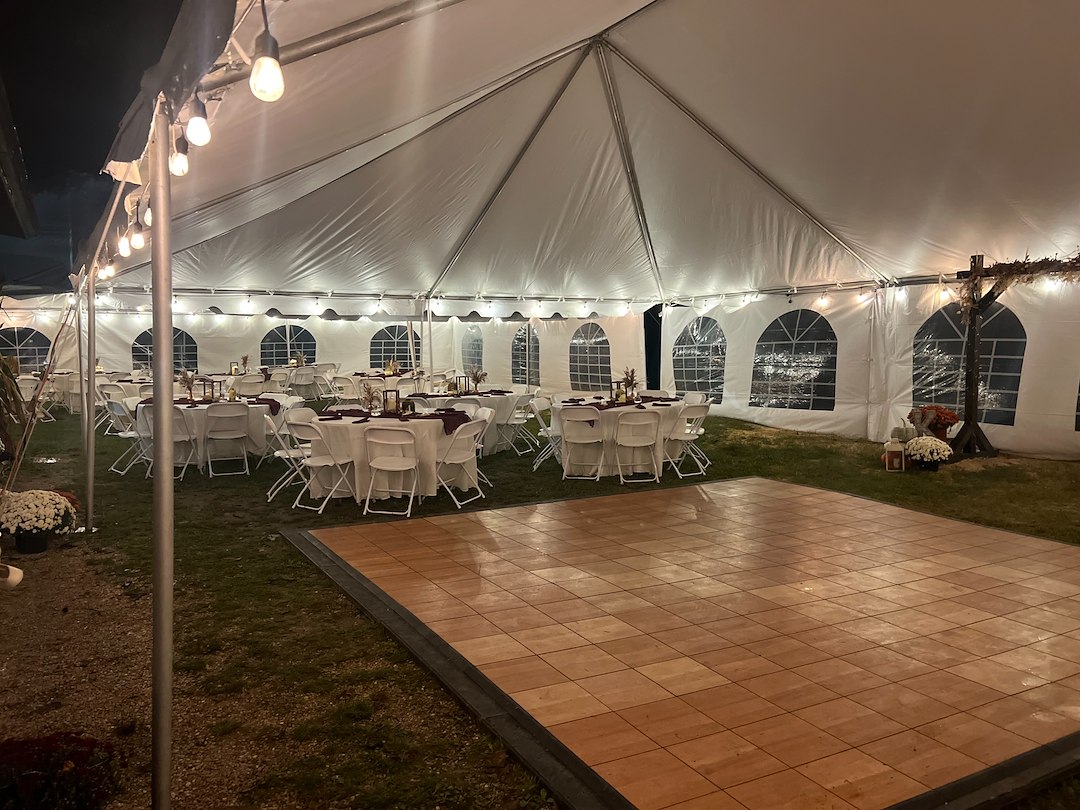 Large Wedding Tent in Middle River, Maryland