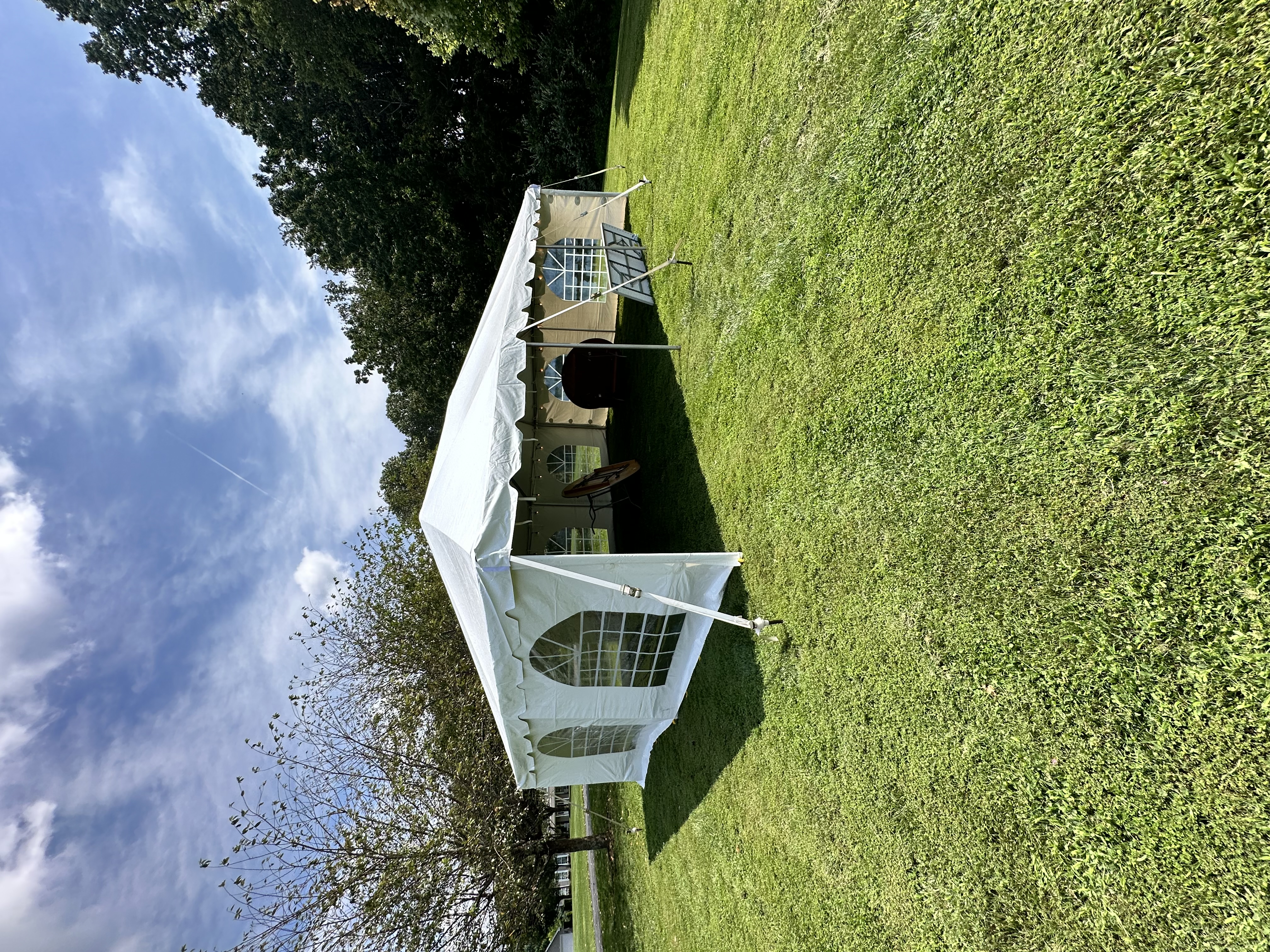 Medium Party Tent with Side Walls in Carroll County, MD