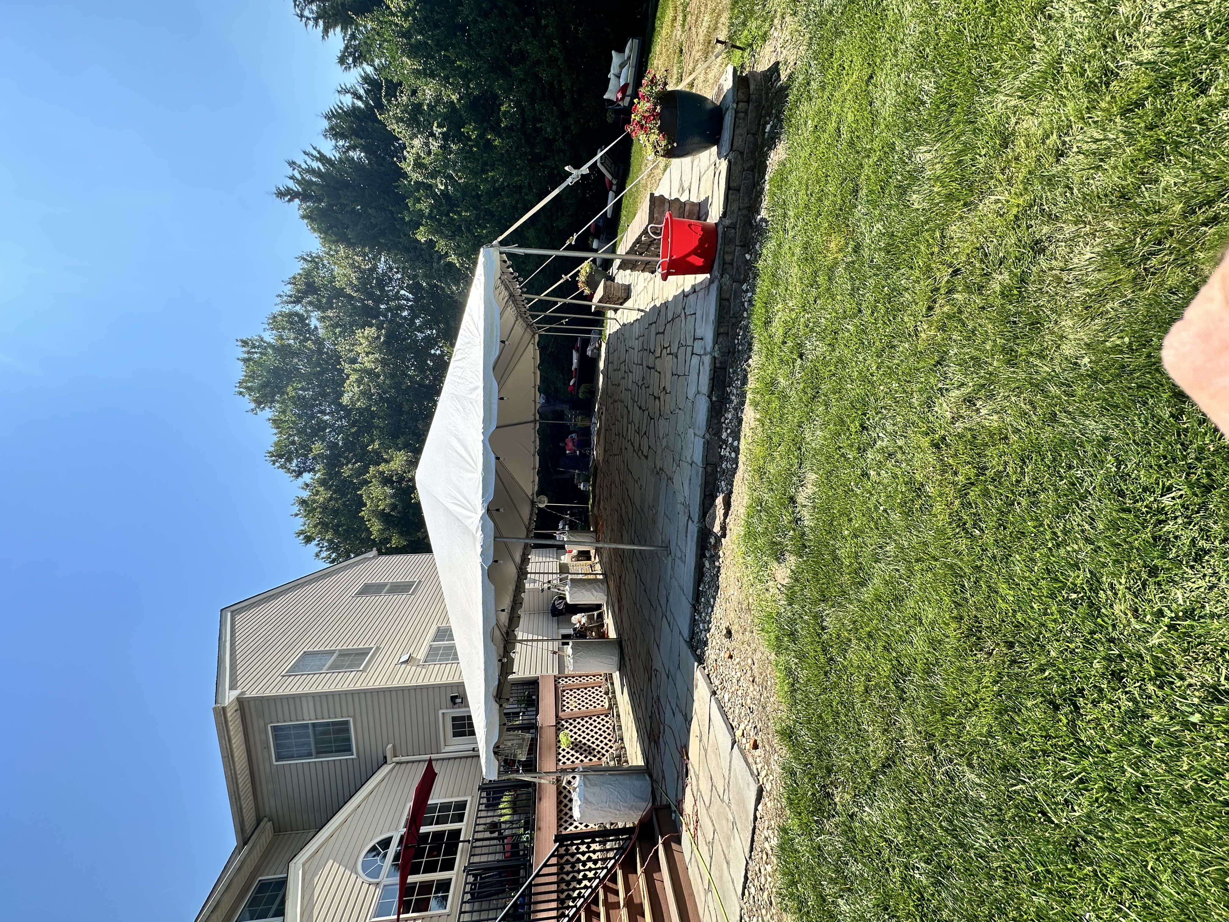 Party Tent and Bounce House with Slide in Bel Air, Maryland