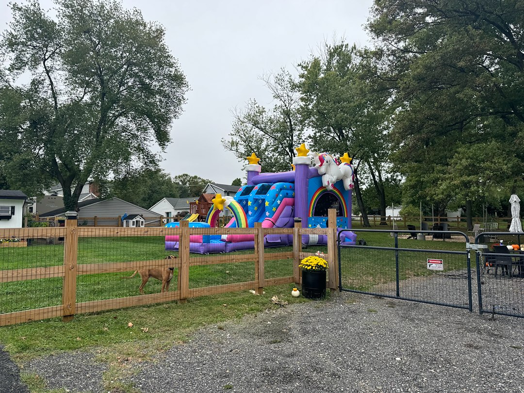 XL Unicorn Bounce House with Slide in White Marsh, Maryland