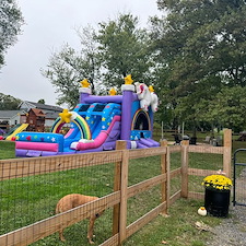 XL-Unicorn-Bounce-House-with-Slide-in-White-Marsh-Maryland 0